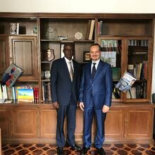 WTC Accra with the Italian Ambassador