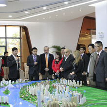 The mayor introduces Jinjiang CBD