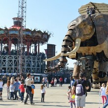 The marine worlds  carousel and the great elephant