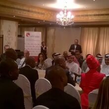 Ghanaian Delegation and Qatari business community