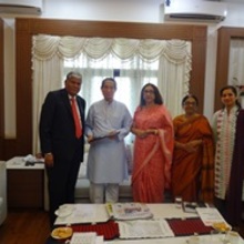WTC Team with the Governor of Odisha His Excellency S.C. Jamir
