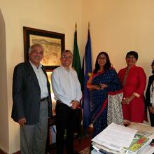 A team of WTC Goa met with the Consul General of Portugal, HE Rui Carvalho Baceira