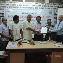WTC Goa organised a talk on Export Marketing Strategies at KCCI Hubli Chambers as a part of trade promotional activity