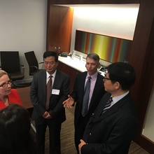 Meeting the Tianjin Delegation