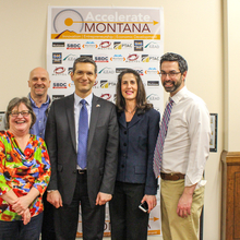 Israeli Consul General Dr. Andy David with several Accelerate Montana members