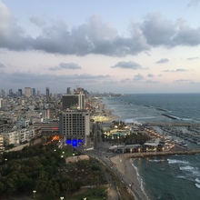 Tel Aviv Beach Skyline