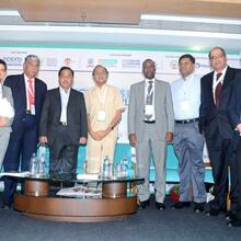 Senior Management Team from World Trade Centre Mumbai  with Government officials and Diplomats from various countries during the 3rd Global Economic Summit 2013
