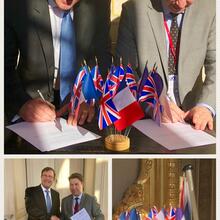 Signature of a protocol between the Ille-et-Vilaine CCI and the Franco-British Chamber